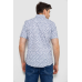 Сорочка чоловіча з принтом, колір молочний, 214R7306 5XL, 58, 5XL