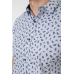 Сорочка чоловіча з принтом, колір молочний, 214R7306 5XL, 58, 5XL