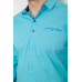 Сорочка чоловіча з принтом, колір бірюзовий, 214R7172 6XL, 60, 6XL