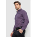 Сорочка чоловіча з принтом, колір сливовий, 214R7168 6XL, 60, 6XL