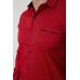 Сорочка чоловіча з принтом, колір червоний, 214R7166 6XL, 60, 6XL