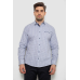 Сорочка чоловіча з принтом, колір білий, 214R7166 5XL, 58, 5XL