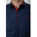 Сорочка чоловіча, колір синій, 214R7158 XL