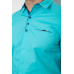 Сорочка чоловіча, колір бірюзовий, 214R7158 XXL, 52, XXL