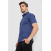 Сорочка чоловіча з принтом, колір синій, 214R7144 XL, 50, XL