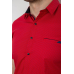Сорочка чоловіча з принтом, колір червоний, 214R7144 XL, 50, XL