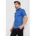 Сорочка чоловіча з принтом, колір електрик, 214R7143 XL, 50, XL