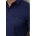 Сорочка чоловіча з принтом, колір синій, 214R7143 XL, 50, XL