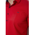 Сорочка чоловіча з принтом, колір червоний, 214R7142 XXXL, 54, XXXL