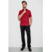 Сорочка чоловіча з принтом, колір бордовий, 214R7130 XL, 50, XL