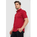 Сорочка чоловіча з принтом, колір бордовий, 214R7130 XL, 50, XL