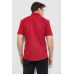 Сорочка чоловіча з принтом, колір бордовий, 214R7130 XL, 50, XL