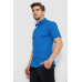 Сорочка чоловіча з принтом, колір електрик, 214R7130-2 XL, 50, XL