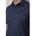 Сорочка чоловіча з принтом, колір синій, 214R7130-1 XXL, 52, XXL