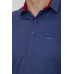 Сорочка чоловіча з принтом, колір синьо-червоний, 214R7130-1 XXL