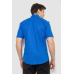 Сорочка чоловіча з принтом, колір електрик, 214R7128 XL, 50, XL