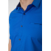 Сорочка чоловіча з принтом, колір електрик, 214R7128 XL, 50, XL