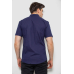 Сорочка чоловіча з принтом, колір синій, 214R7125 XL, 50, XL