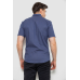 Сорочка чоловіча з принтом, колір джинс, 214R7125 XL, 50, XL