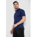 Сорочка чоловіча однотонна, колір синій, 214R7119 6XL, 60, 6XL