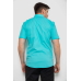 Сорочка чоловіча однотонна, колір бірюзовий, 214R7119 5XL, 58, 5XL
