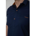 Сорочка чоловіча однотонна, колір синій, 214R7118 5XL, 58, 5XL