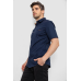 Сорочка чоловіча однотонна, колір синій, 214R7118 5XL, 58, 5XL