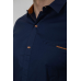 Сорочка чоловіча однотонна, колір синій, 214R7118 5XL, 58, 5XL