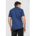 Сорочка чоловіча однотонна, колір синьо-бежевий, 214R7118 5XL, 58, 5XL