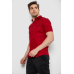 Сорочка чоловіча однотонна, колір бордовий, 214R7118 XXL, 52, XXL