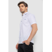 Сорочка чоловіча однотонна, колір білий, 214R7118 6XL, 60, 6XL
