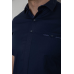 Сорочка чоловіча класична, колір темно-синій, 214R7116 XXL, 52, XXL