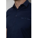 Сорочка чоловіча класична, колір темно-синій, 214R7116-1 XXL, 52, XXL