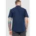 Сорочка чоловіча класична, колір темно-синій, 214R7115 XXXL, 54, XXXL