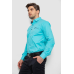Сорочка чоловіча, колір бірюзовий, 214R7114 4XL, 4XL, 4XL