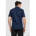 Сорочка чоловіча, колір темно-синій, 214R7112 5XL, 58, 5XL