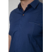 Сорочка чоловіча однотонна класична, колір синій, 214R7108 6XL
