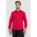 Сорочка чоловіча з принтом, колір червоний, 214R7094-1 XXL, 52, XXL