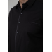 Сорочка чоловіча, колір чорний, 214R7083 6XL, 60, 6XL