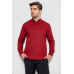 Сорочка чоловіча однотонна, колір бордовий, 214R7076 XL, 50, XL