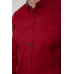 Сорочка чоловіча однотонна, колір бордовий, 214R7076 XL, 50, XL