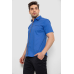 Сорочка чоловіча з принтом, колір електрик, 214R7028 XL, 50, XL