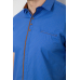 Сорочка чоловіча з принтом, колір електрик, 214R7028 XXL, 52, XXL