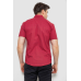 Сорочка чоловіча з принтом, колір бордовий, 214R7028 XXL, 52, XXL