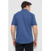 Сорочка чоловіча з принтом, колір джинс, 214R7020 XXXL, XXXL, XXXL