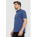 Сорочка чоловіча з принтом, колір джинс, 214R7020 XXL, XXL, XXL