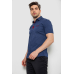 Сорочка чоловіча з принтом, колір синій, 214R7018 XL, 50, XL