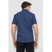 Сорочка чоловіча з принтом, колір синій, 214R7018 XL, 50, XL