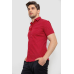 Сорочка чоловіча з принтом, колір бордовий, 214R7018 XXL, 52, XXL