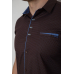 Сорочка чоловіча з принтом, колір коричневий, 214R7016 XL, 50, XL